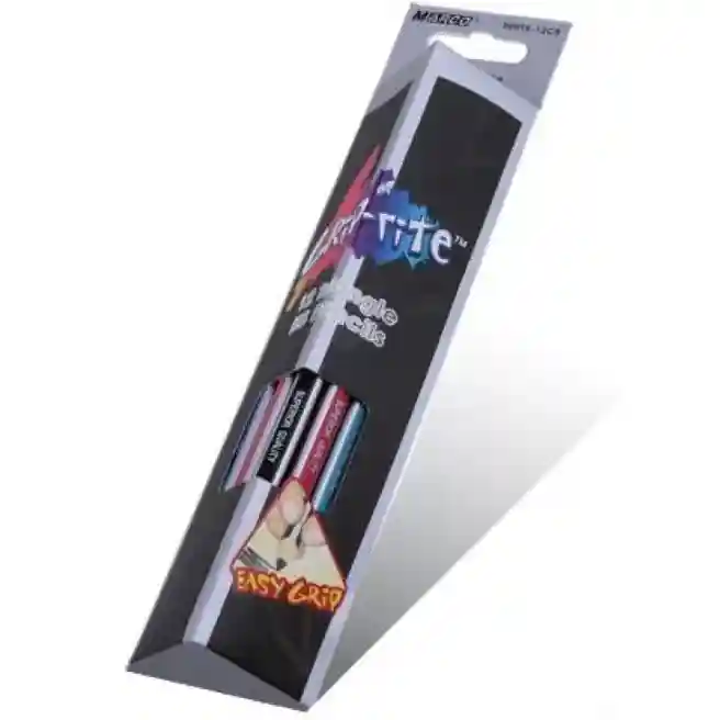Карандаш MARCO Grip-Rite треугольный 2HB, с ластиком