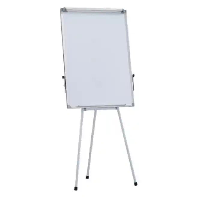 Tablă flipchart-magnet, tripod, 70х100cm, negru