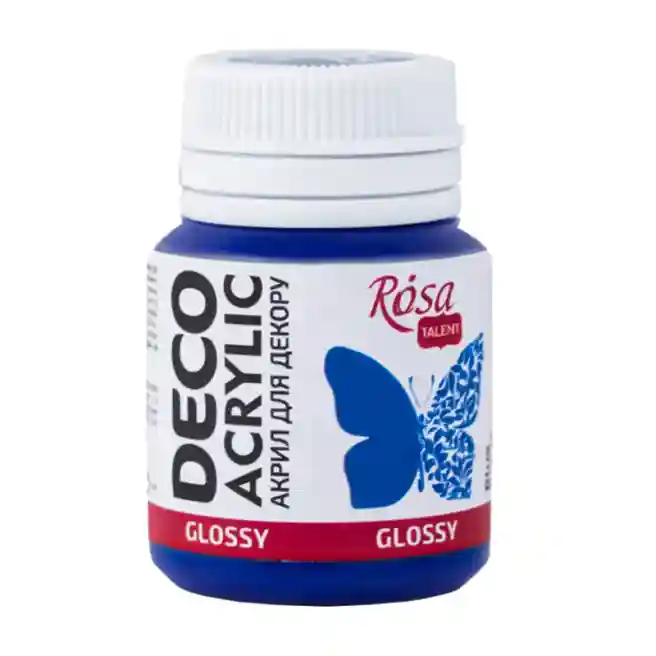 Acril pentru decor, Albastru lucios 20 ml