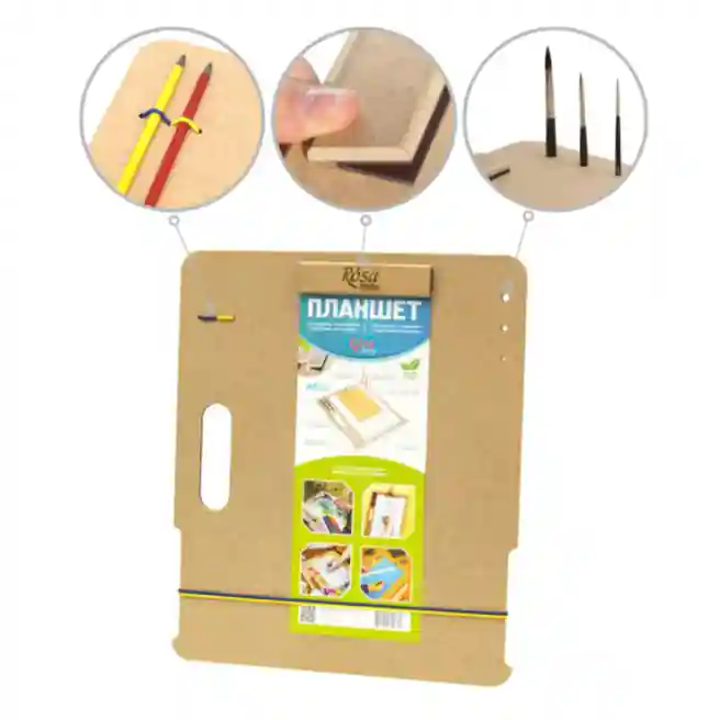 Tabletă cu clamă magnetică A4 MDF 33x36 cm