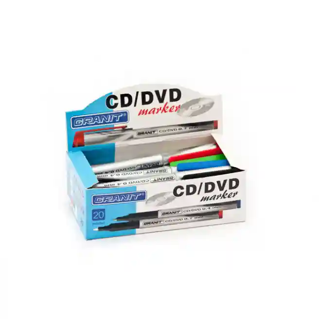 Marker GRANIT M857, pentru CD/DVD, albastru, (per bucată)