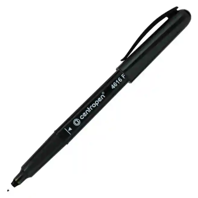 Marker CD/DVD Centropen, negru, 4616 (0.6mm)