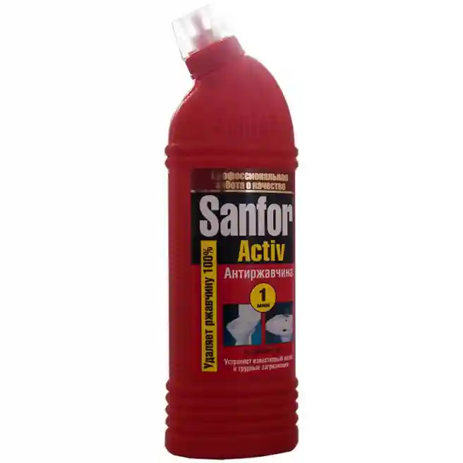 Средство SANFOR "ACTIV" антиржавчина, 1минута, 750 мл.