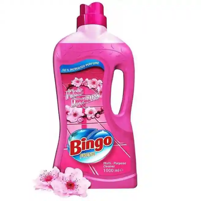 Средство для мытья полов BINGO Fresh, 1000 мл., Pink Dreams