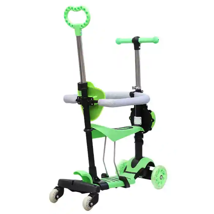 Trotinetă p/u copii 5în1 (verde), cod 05318