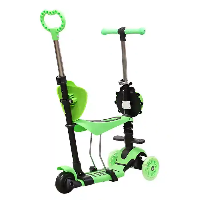 Trotinetă 3 în 1, (verde deschis), cod 05308