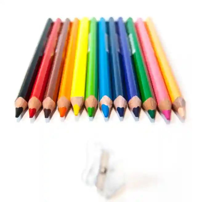 Creioane MARCO Grip-Rite JUMBO, 12 culori, triunghiulare, cu ascuțitoare, 9400-12CB