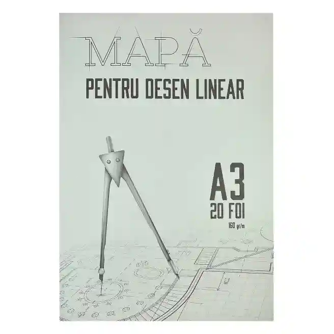 .Папка для черчения  А3 20 листов, 160г/м2, H.1703