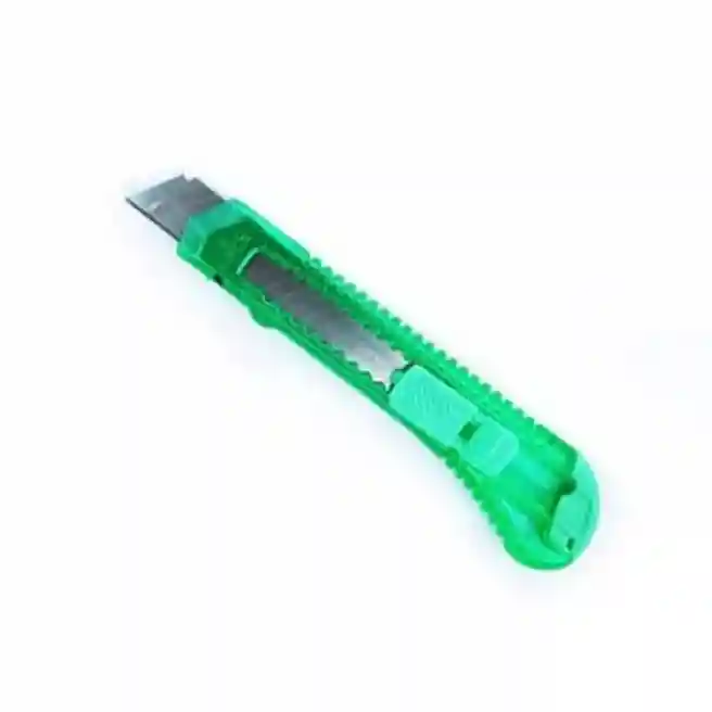 Cuțit de 18 mm în carcasă din plastic semitransparent