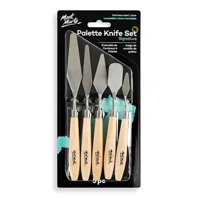 Set de spacle pictură din metal, 5 bucăți
