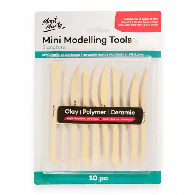 Set de mini instrumente M.M. pentru modelare 10buc art.MMSP0003