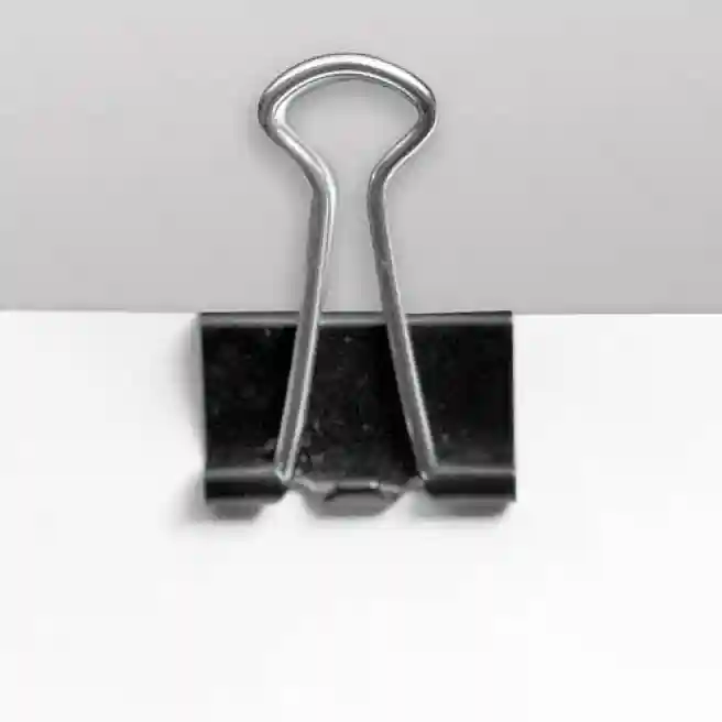 Зажим канцелярский SQUARE, 41мм (по штучно)