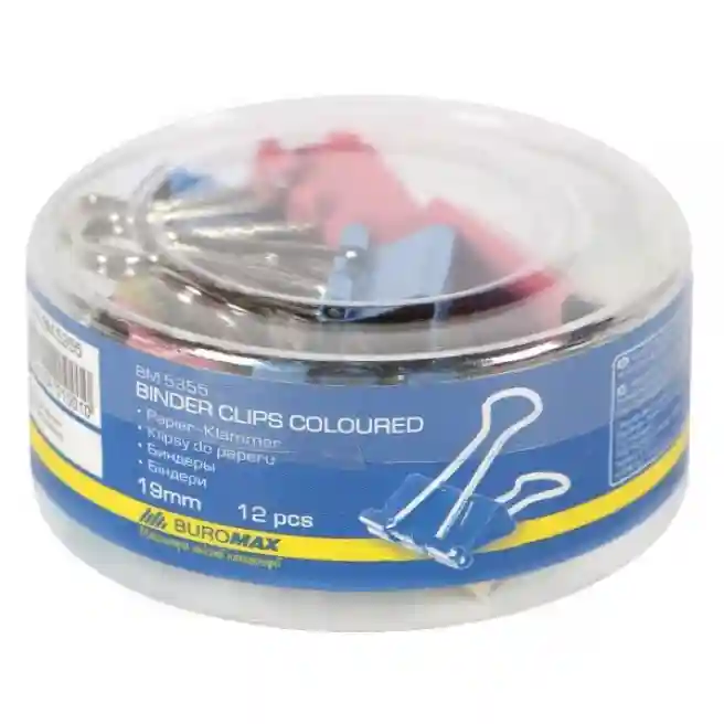 Binder color Buromax, 19 mm, (per bucată)