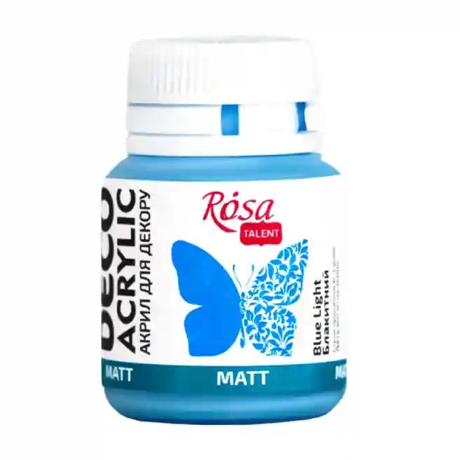 Acril pentru decor, Albastru deschis mat 20 ml