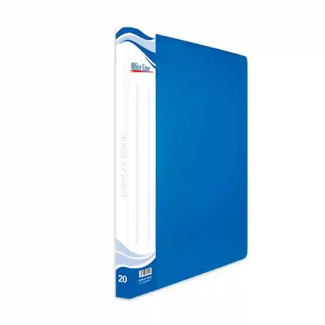 Mapa cu 20 file-uri A4 OfficeLine, albastră