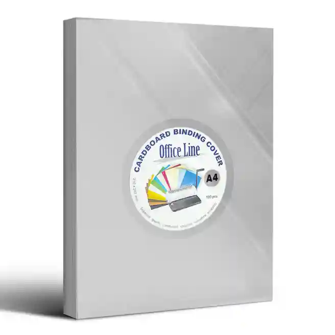 Coperta din plastic p/u copertare OfficeLine, 100 foi, 200mkm, fumurie