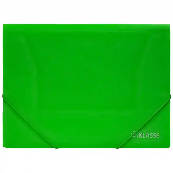 Mapa A4 Klasse Neon, cu elastici, verde