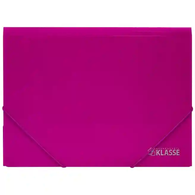 Mapa A4 Klasse Neon, cu elastici, roz