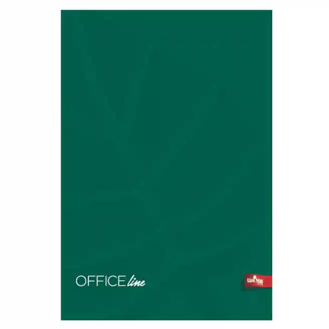 Caiet A5 96 foi, pătrăţele «Office» verde Mar-Mar, copertă tare