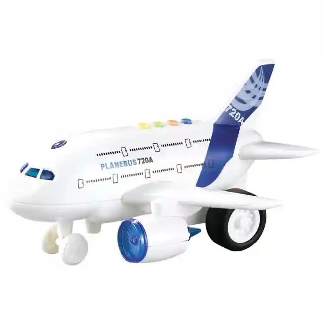 WY Avion cu inerție 1:160 "Planebus 720A" (lumini, sunete), cod 36201