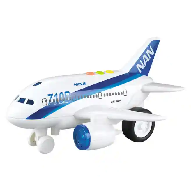 Avion cu inerție 1:200 "Planebus 710B" (lumini, sunete), cod 36229