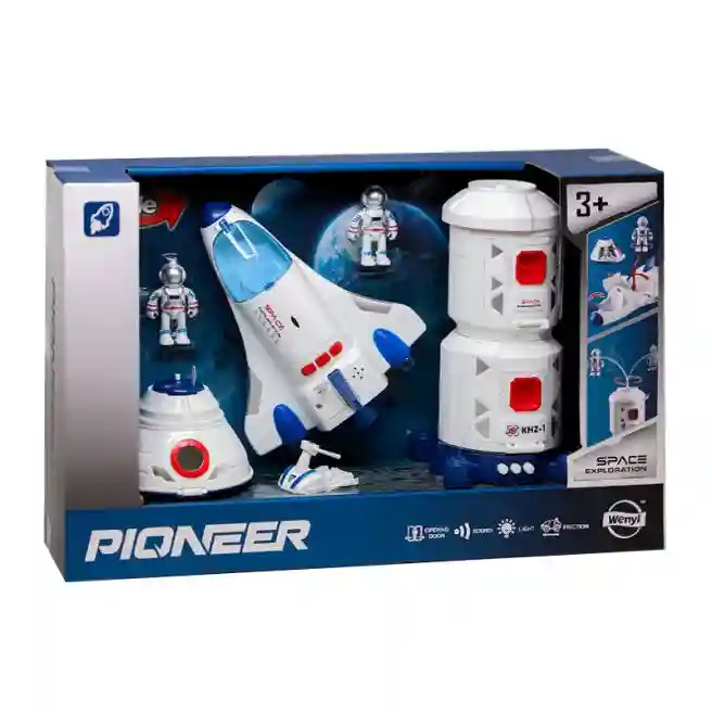 WY Set de joacă astronaut "Space exploration" 3 în 1, cu lumină și sunet, cod 60687