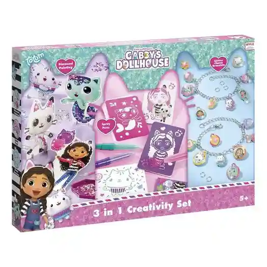 Набор для творчества Gabbys Dollhouse 3в1, код 61897