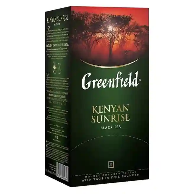 Чай GREENFIELD "Kenyan Sunrise", 25 пакетов