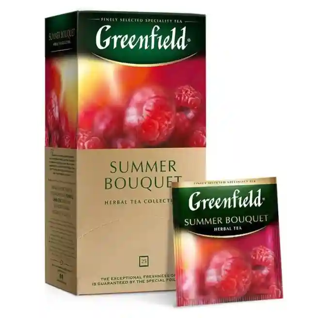 Ceai GREENFIELD "Summer Bouquet", de plante, 25 pachetele
