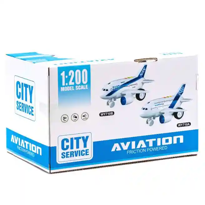 WY Avion cu inertie 1:200 "Planebus 710A”, cod 49473