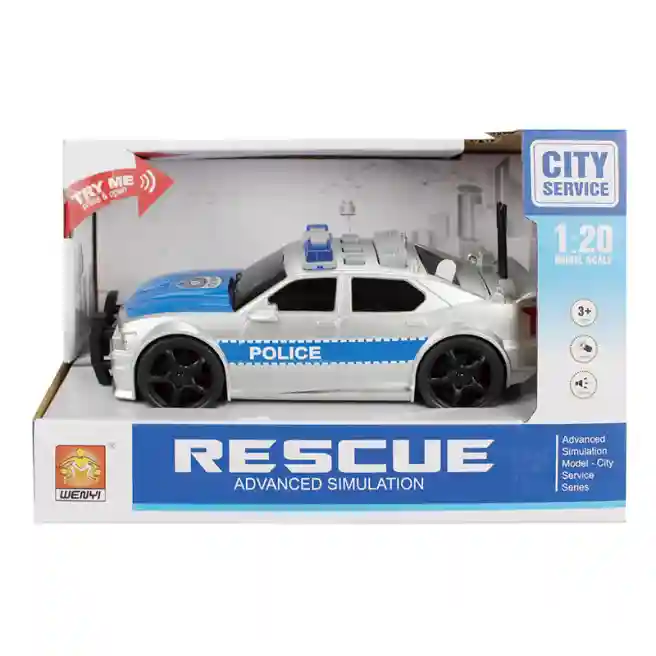 Mașină cu inerție 1:20 "Police Car" (lumini, sunete), cod 36262