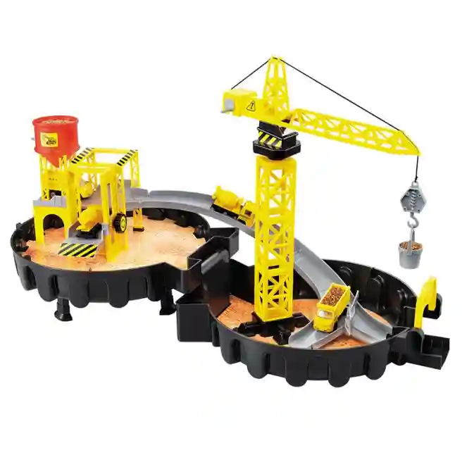 WY Set parcare "Construction Site" (2 mașini, 1 elicopter), cod 36266