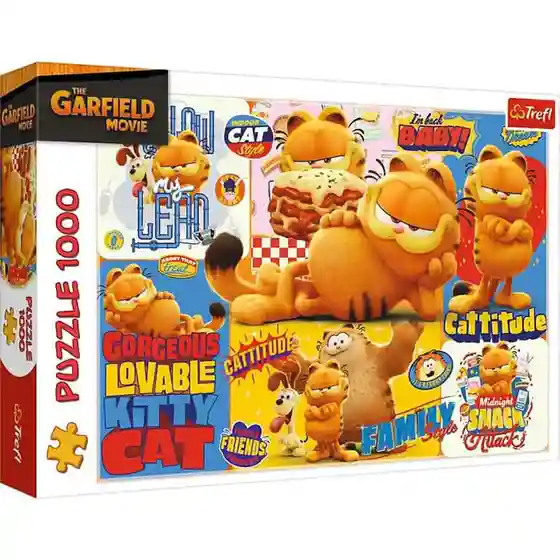 TF Пазлы "1000" Garfields Adventures, код 61785