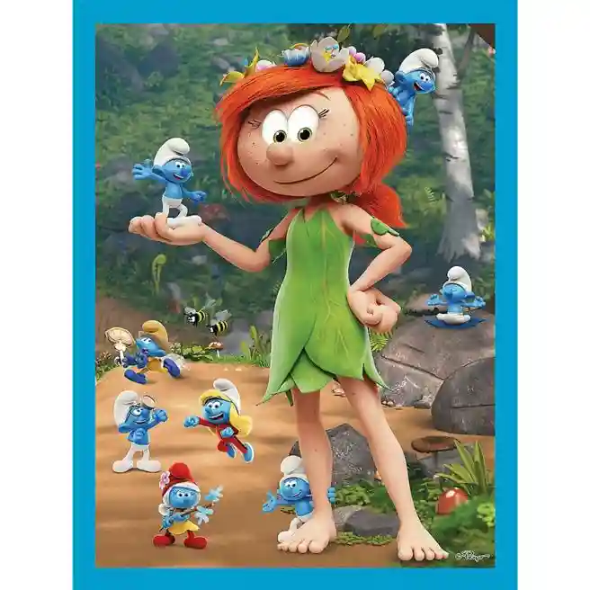 TF Puzzle - "2in1+memos" - Smurfs have fun / The Smurfs, cod 61275