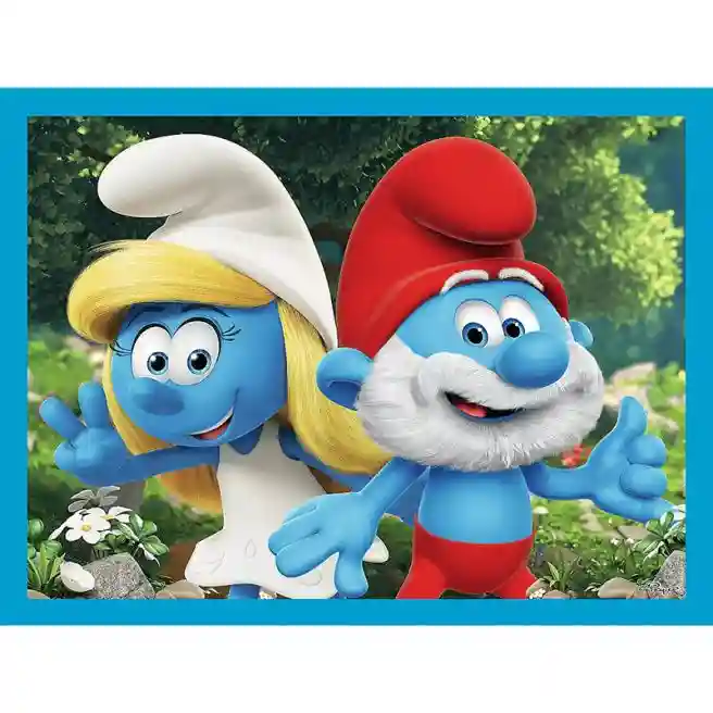 TF Puzzle - "2in1+memos" - Smurfs have fun / The Smurfs, cod 61275