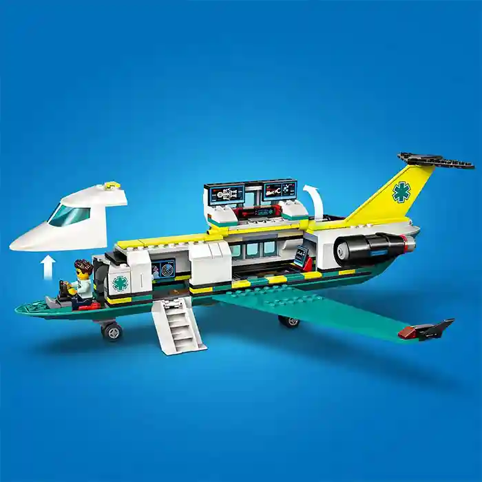Constructor LEGO City Emergency Air Ambulance Airplane, art. 60465