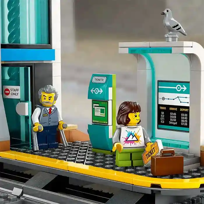 Constructor LEGO City Central Train Station, art. 60469