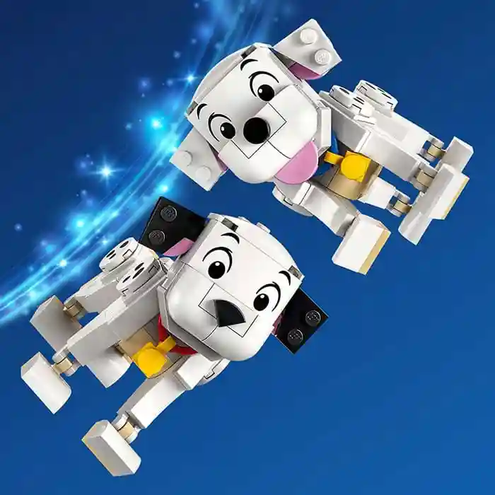 Constructor LEGO Disney Lucky & Penny 101 Dalmatians Puppies, art. 43271