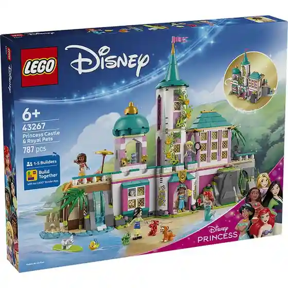 Конструктор LEGO Disney Замок принцессы и королевские питомцы, арт. 43267