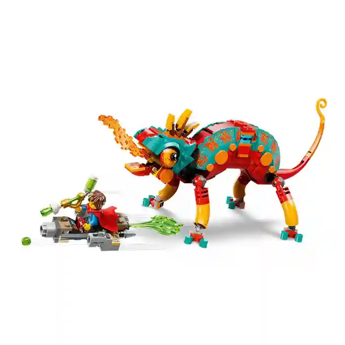Constructor LEGO Dreamzzz Mateos Fire Chameleon, art. 71492