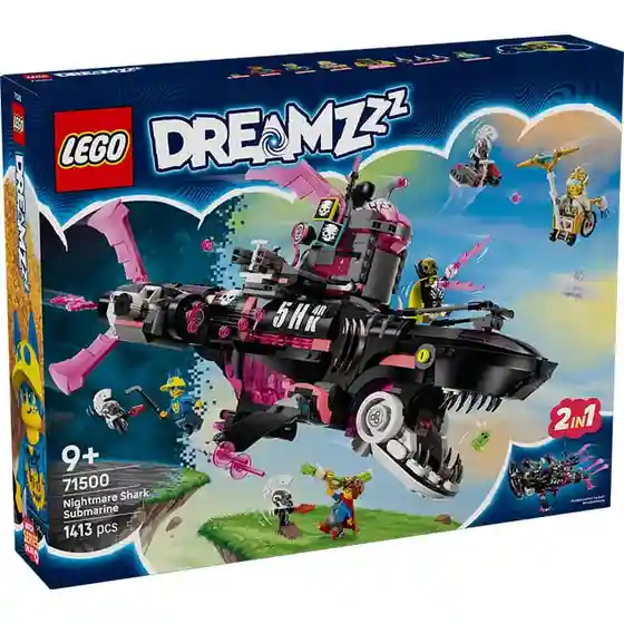 Конструктор LEGO Dreamzzz Подводная Лодка Кошмарная Акула, арт. 71500