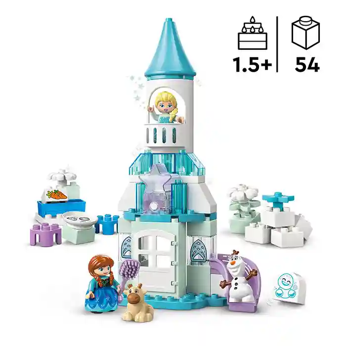 Constructor LEGO Duplo Anna and Elsas Frozen Castle Party, art. 10455