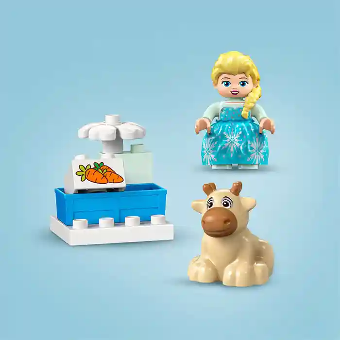 Constructor LEGO Duplo Anna and Elsas Frozen Castle Party, art. 10455