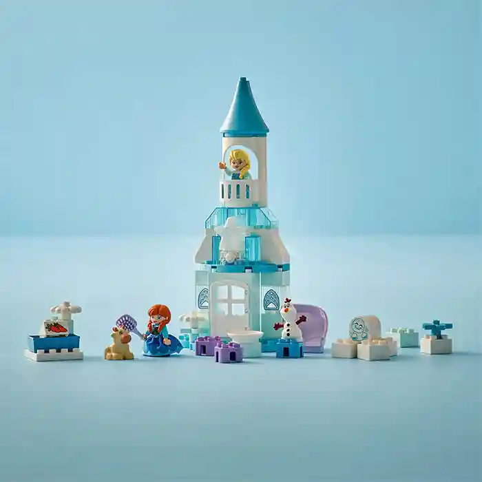 Constructor LEGO Duplo Anna and Elsas Frozen Castle Party, art. 10455