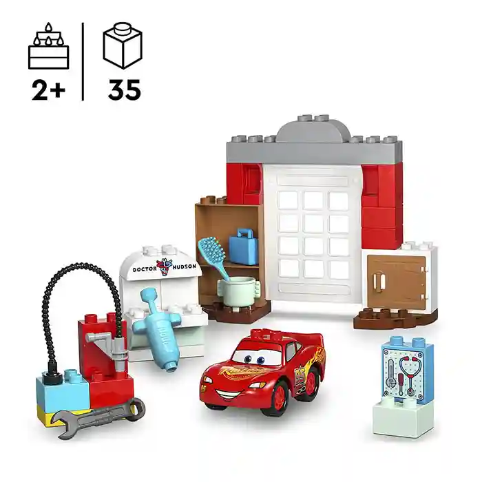 Constructor LEGO Duplo McQueens Visit to Docs Garage, art. 10456