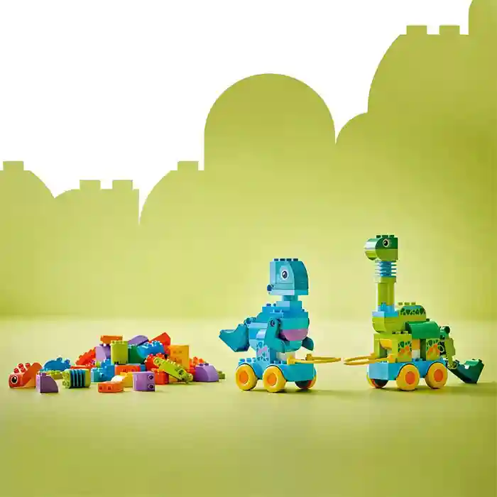 Constructor LEGO Duplo 3in1 Dinosaurs on Wheels, art. 10451