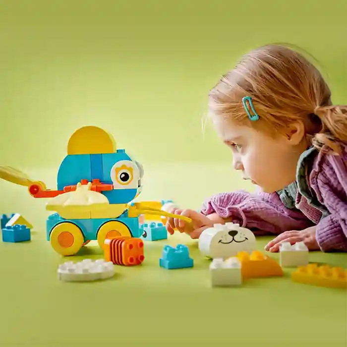 Constructor LEGO Duplo 3in1 Animals on Wheels, art. 10448
