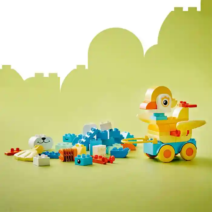 Constructor LEGO Duplo 3in1 Animals on Wheels, art. 10448