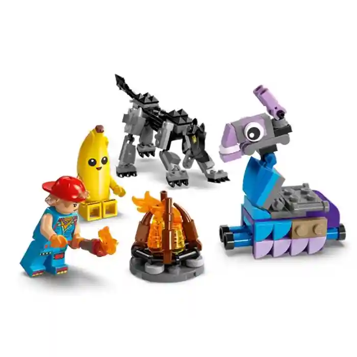 Constructor LEGO Fortnite Peely & Sparkplugs Camp, art. 77075