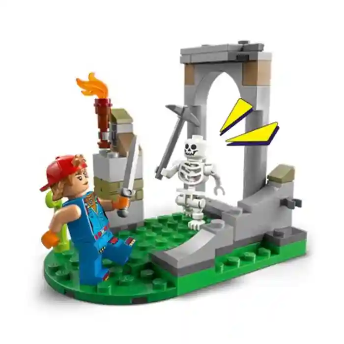 Constructor LEGO Fortnite Peely & Sparkplugs Camp, art. 77075
